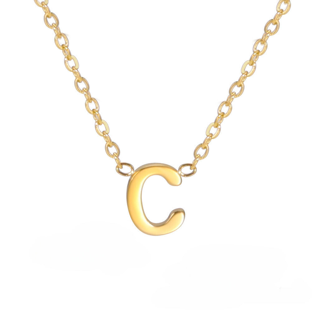 Collier avec initiale